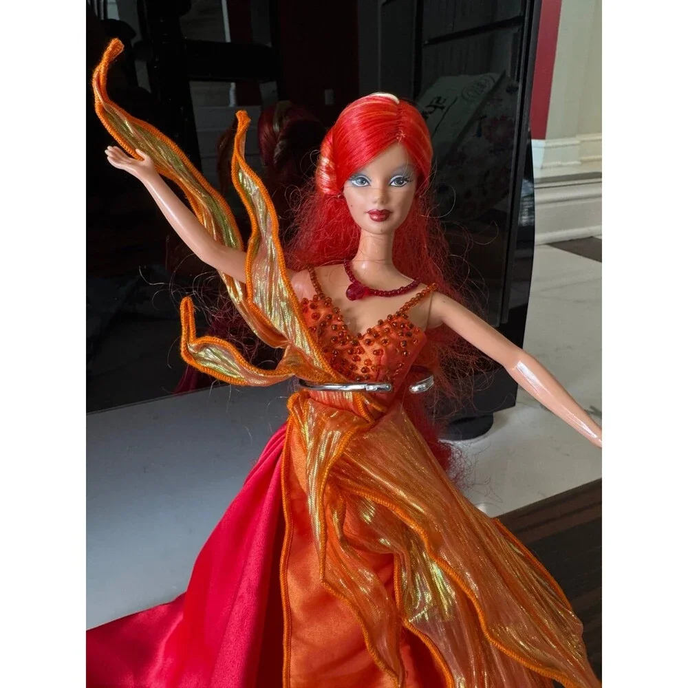 VTG 90s Barbie Doll Essence of Nature Collection Dancing Fire Limited Edition